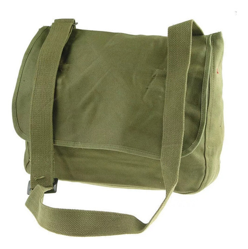 Bolsa Isotérmica Pequeña De Lona Militar, Vintage, Antigua