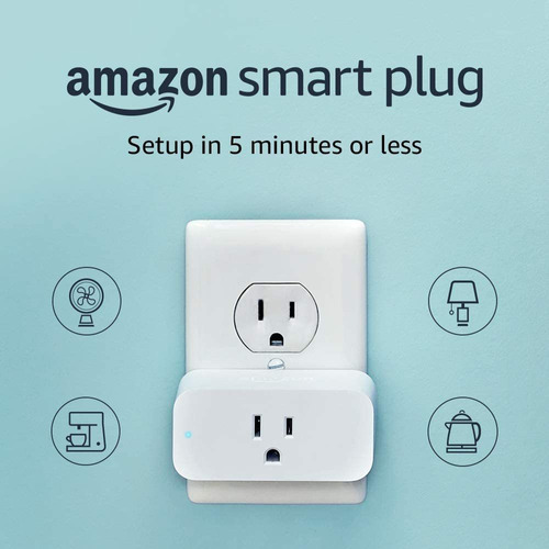 Amazon Smart Plug, Setup In As Little As 5 Minutes, Works Wi