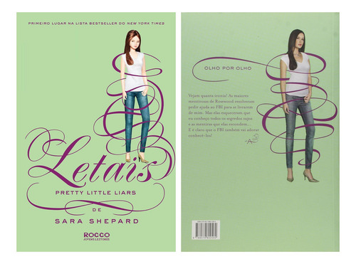 Livro Letais de Sara Shepard Capa Mole em Português Editora Rocco