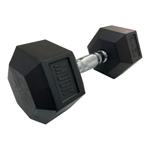Mancuerna Hexagonal Goma 12kg
