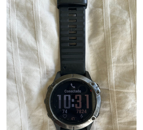 Reloj  Garmin  Fenix 6 Con Zafiro De Carbono De 47 Mm