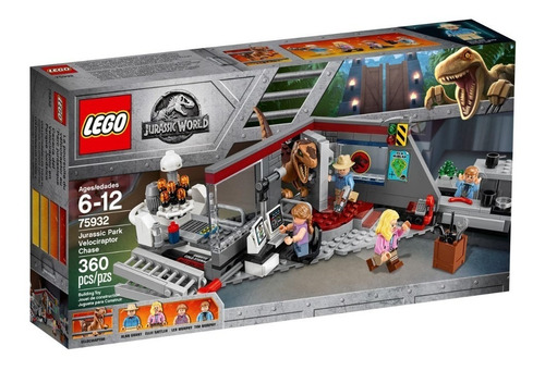 Lego Jurassic World Jurassic Park Velociraptor Chase 75932