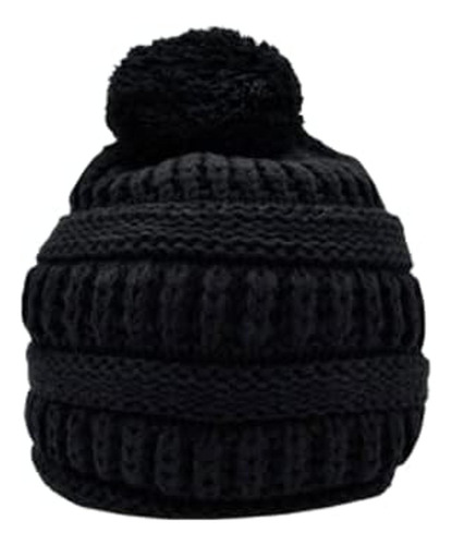 Adorn Gorro Básico Tejido Ajustable Con Detalle De Pompón