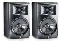 Comprar Par De Monitores De Estudio Jbl Lsr-308 Estudio Grabacion Color Negro