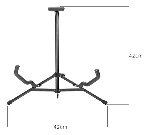 Un Marco De Metal Universal Plegable Soporte De Guitarra