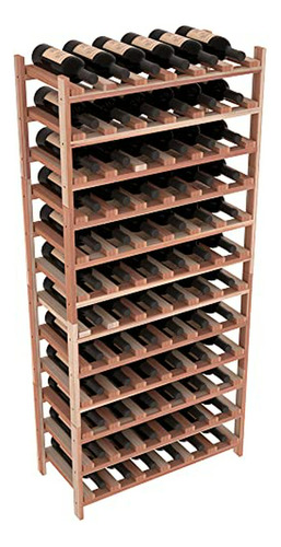 Estante Modular Vino Apilable - 72 Botellas.