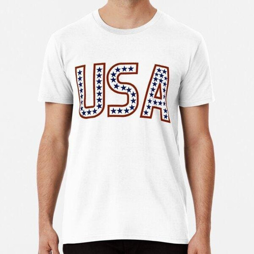 Remera Estados Unidos De America Algodon Premium