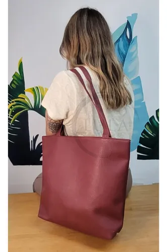 Cartera Tote Bag Mujer Bolso Grande Ecocuero