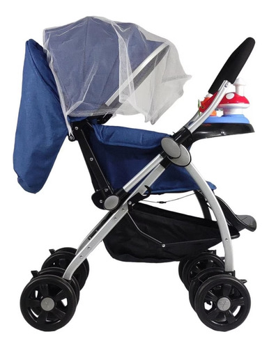 Carriola Baby Tek Mod Hd Reversible Con Charola Musical