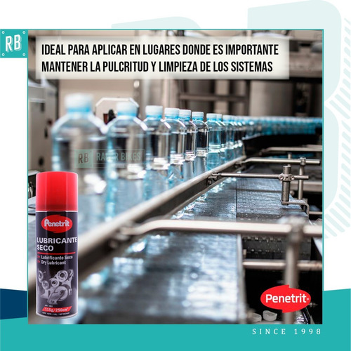 Imagen 2 de 10 de Aceite Lubricante Penetrit Seco Puro Teflon 250 Cm