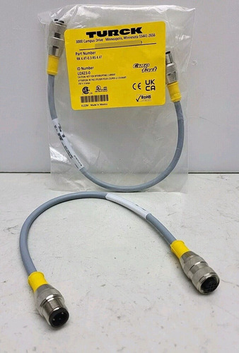 2 Pk Turck Rk 4.4t-0.3-rs 4.4t Actuator And Sensor C Ccw