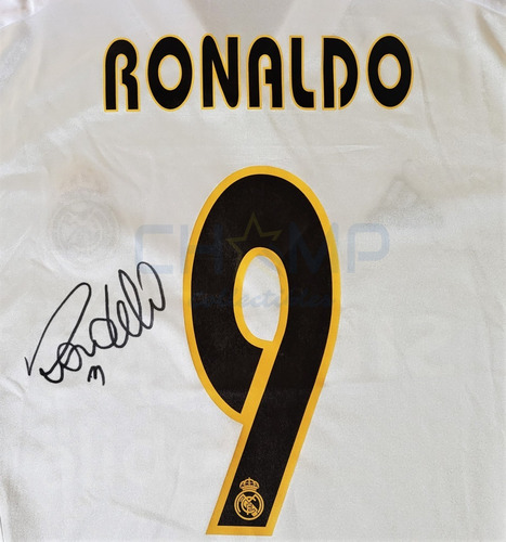 Jersey Firmado Ronaldo Real Madrid Galacticos Autografo 2004