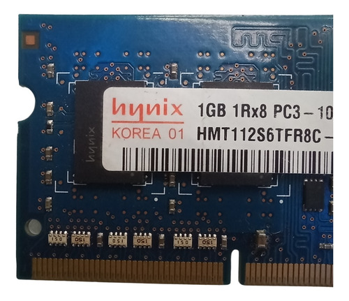 Memoria Ram Hynix 1 Gb 1rx8 Pc3-10600s-9-10-b1 1333 Mhz (Usado)