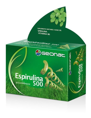 Geonat Espirulina 500 X 60 Comprimidos