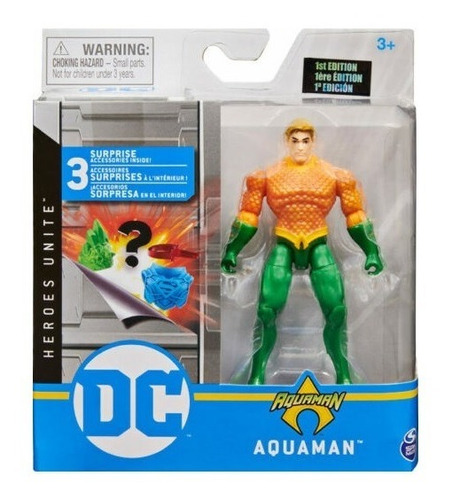 Aquaman Spin Master Dc Universe Muñeco Juguete Figura