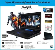 Comprar Notebook Gamer Avell G1743 I7 Mxm Hd 8970m Até 2x Gtx 980m