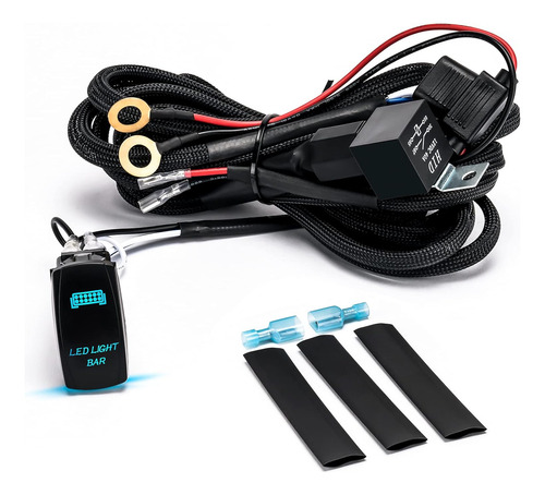 Arnés De Cableado De Barra De Luz Led Con Interruptor, Kit D