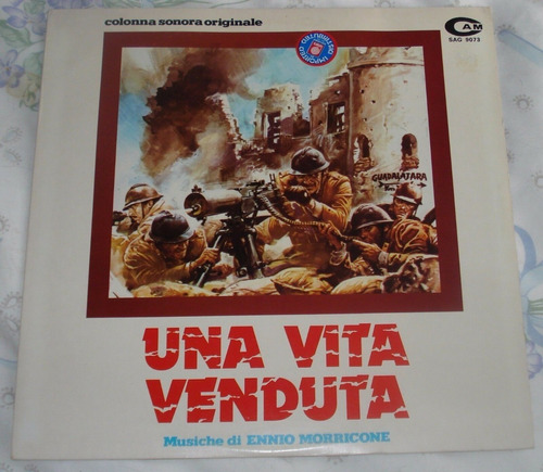 Una Vita Venduta Ennio Morricone Original Italy Stereo Lp 