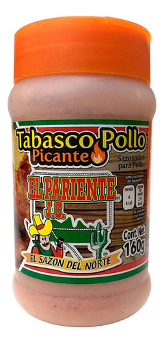 Sazonador El Pariente Tabasco Picante 160g