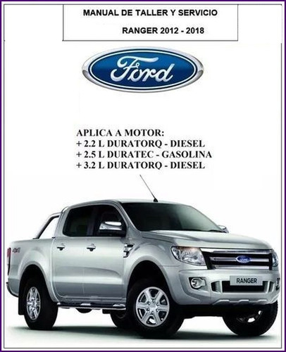 Manual Taller Servicio Profesional Ford Ranger 2012 2018