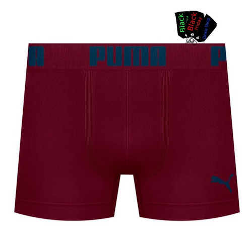 Cueca Boxer Puma Sem Costura Produto Original Kit C/2