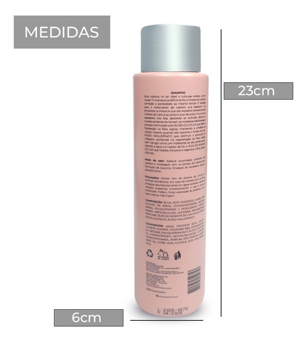 Shampoo Acidificante In Voga 500ml Cuidados Intensos