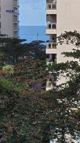 Imagem 1 de 12 de Apartamento À Venda No Guarujá, Na Praia Das Pitangueiras, Sacada, 80 Metros De Área Útil, 02 Vagas De Garagem E Churrasqueira. - Ap11266