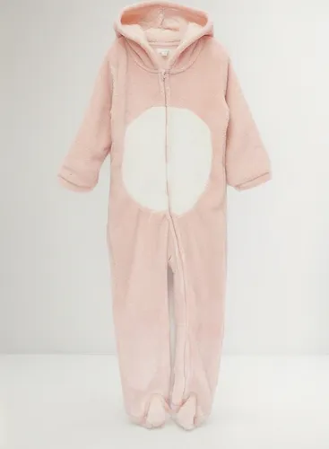 Osito De Plush Con Capucha Forma Oveja Bebé Niña