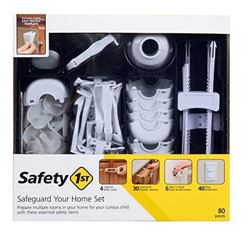 Safety 1st Home Safeguarding And Childproofing Set (80 Pcs),