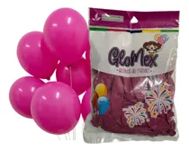 Comprar Globos Glomex #12 C\u002F100 Colores A Color Rosa Hot Retro Glomex 12 Estandar