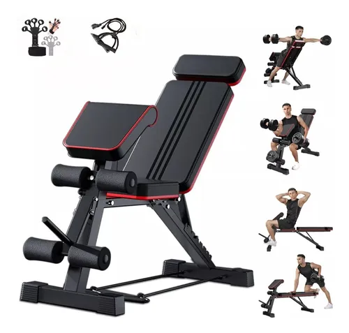 Banco Fitness Reclinable Tayga Multiposiciones Para Gimnasio