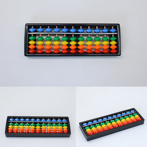 Calculadora De Contas Coloridas Ábaco Profissional De 11