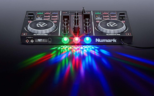 Numark Dj Party Mix Controlador Dj Mixer Usb Show De Luces