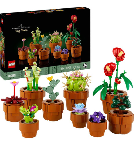 Lego 10329 Mini Plantas 9 Flores Artificiales. Caja C/detall