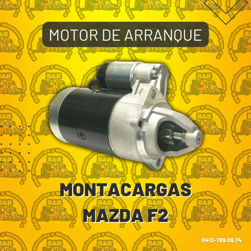 Motor De Arranque Montacargas Mazda F2