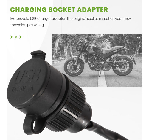 Adaptador De Enchufe De Cargador Usb Dual Para M
