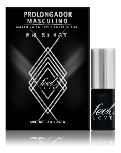 Prolongador Masculino Spray Máximo Poder - Feel Love 15 Ml