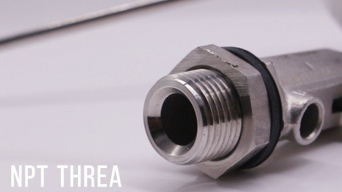 Valvula Bola Flotador Acero Inoxidable Sensor Flujo Npt