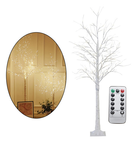 Árbol De Huevo De Pascua 60cm 55 Led Con Control Remoto
