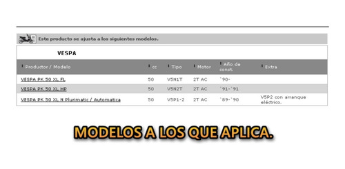 Imagen 6 de 6 de Switchera Luz De Cruce, Luz Alta Y Baja Vespa Pk 50 (5)