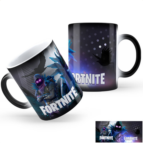 Taza Mágica Fortnite Ax Calidad