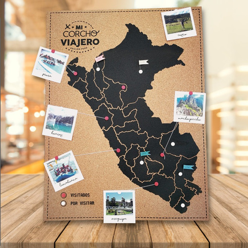 Peru Mapa Corcho Viajes  Viajero Mochilero 