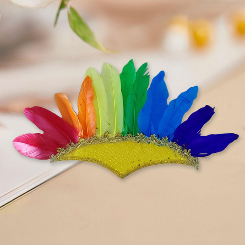 Tocado De Plumas Indias, Diadema De Plumas, Accesorios Para