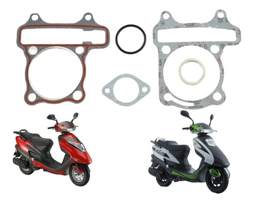 Junta Empaque De Cilindro Y Cabeza Moto Cs125 Ds125