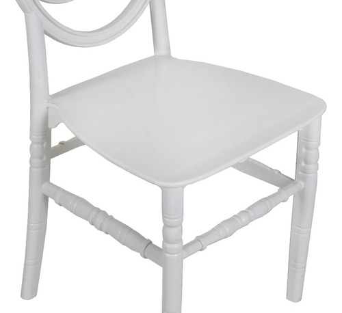 Silla Phoenix Plastica Eventos Lounge Banquete Paquete De 10 Estructura de la silla Blanco
