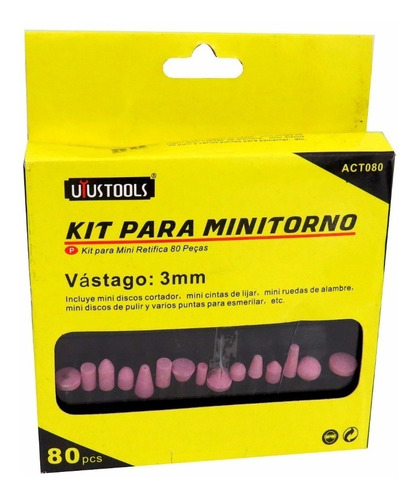 Kit De Accesorios 80 Pcs Para Mini Torno - Electroimporta