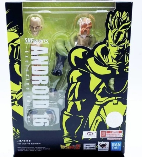 Sdcc 2022 S.h. Figuarts Dragon Ball Z Androide 16 Exclusive