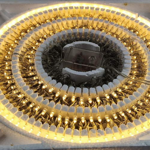 Serie De Luces Led 200 Luces Aei 10m Cable Transparente