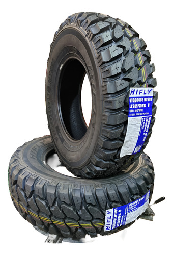Paquete De 2 Llantas 235/75 R15 Hifly Mt601 104/101q Msi