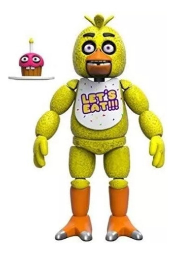 Figura Five Nights At Freddy's Chica With Mr. Cupcake